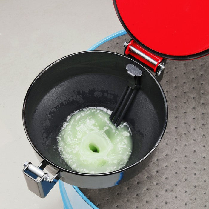 PIG® Burpless® Poly Coated Steel Drum Funnel - DRM1126
