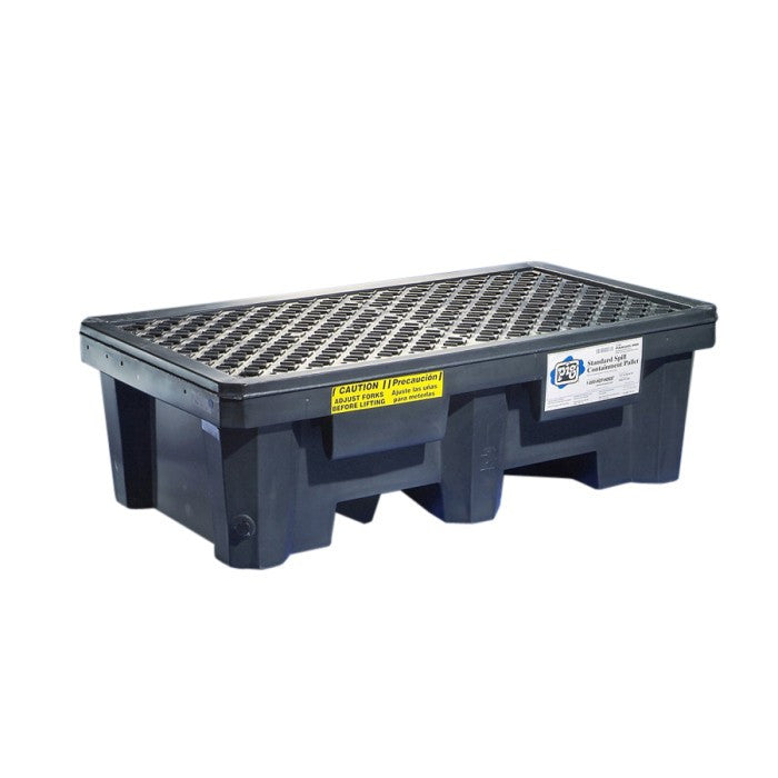 PIG® Economy 2-Drum Poly Spill Containment Pallet - PAK605