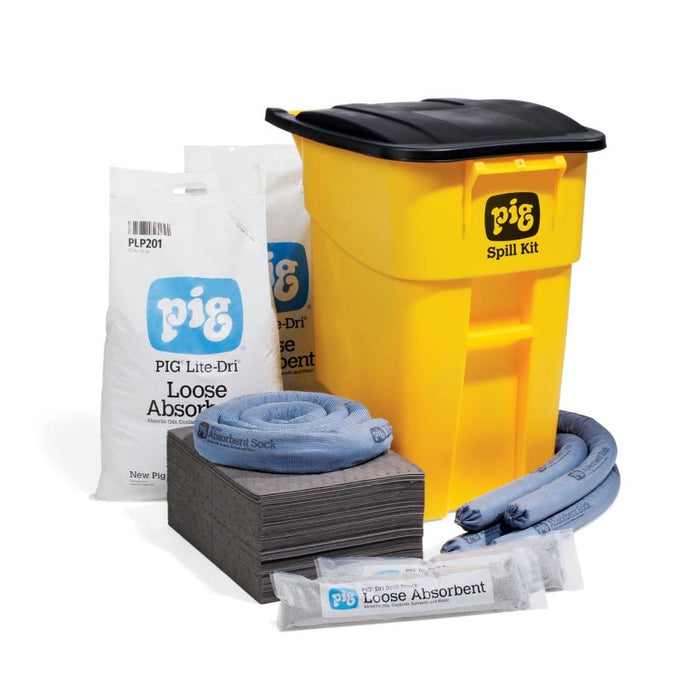 PIG® Spill Kit in High-Visibility Mobile Container - KIT273