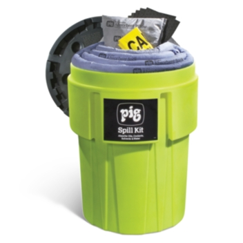 PIG® Spill Kit in 360-Liter High-Visibility Container - KIT262