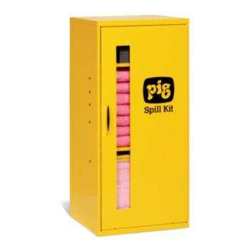 PIG® HazMat Spill Kit in Small Wall-Mount Cabinet - KIT315