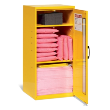 PIG® HazMat Spill Kit in Small Wall-Mount Cabinet - KIT315