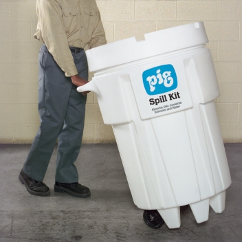 PIG® Spill Kit in 360-Liter Wheeled Overpack Salvage Drum - KIT241