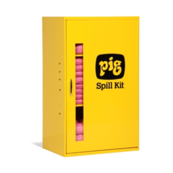 PIG® HazMat Spill Kit in Large Wall-Mount Cabinet - KIT328