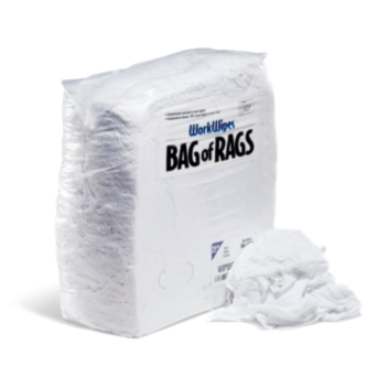 WorkWipes® New White T-Shirt in Bag - WIP555