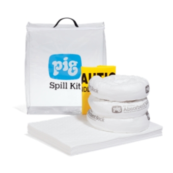 PIG® Oil-Only Spill Kit in See-Thru Bag - KIT470