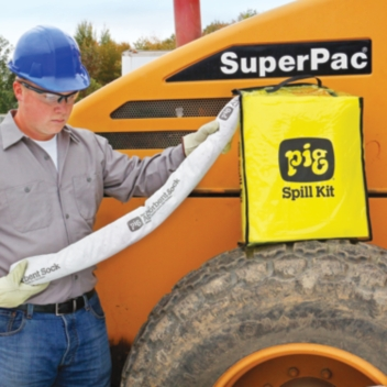 PIG® Oil-Only Truck Spill Kit in See-Thru Bag - KIT633