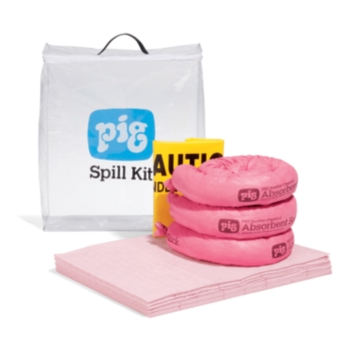 PIG® HazMat Spill Kit in See-Thru Bag - KIT367