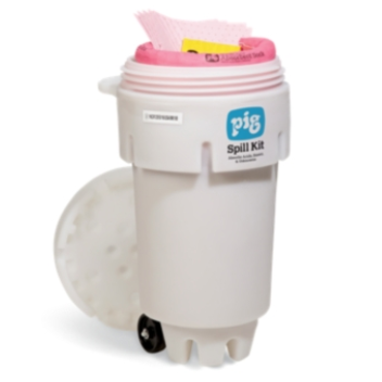 PIG® HazMat Spill Kit in 189-Liter Wheeled Overpack Salvage Drum - KIT365