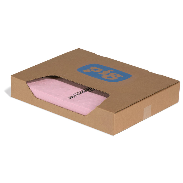 PIG® Lithium Battery Absorbent Mat Pad in Dispenser Box - MAT3102