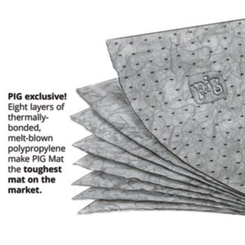 PIG® Barrel Top Absorbent Mat - MAT244