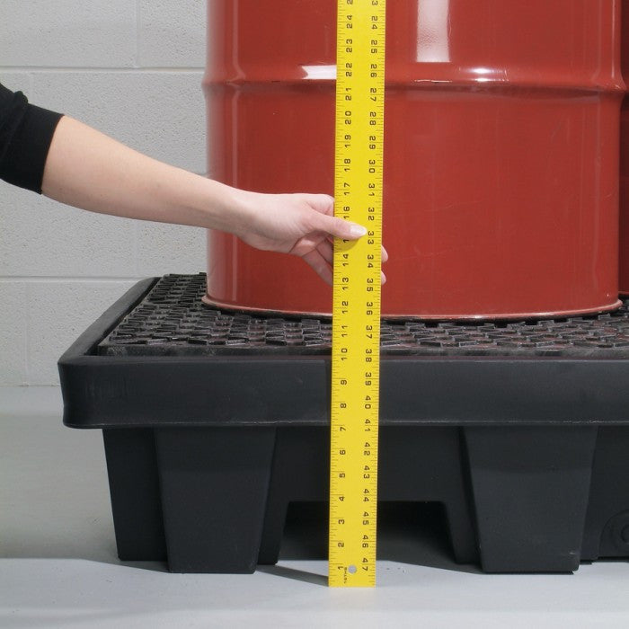 PIG® 4-Drum Poly Spill Containment Pallet - PAK210