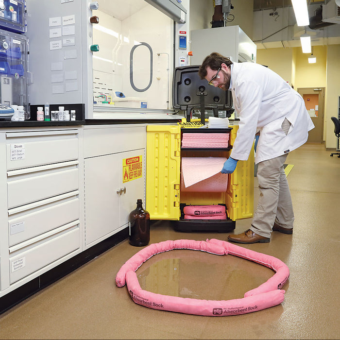 PIG® HazMat Quick-Response High-Visibility Spill Cart - KIT3401