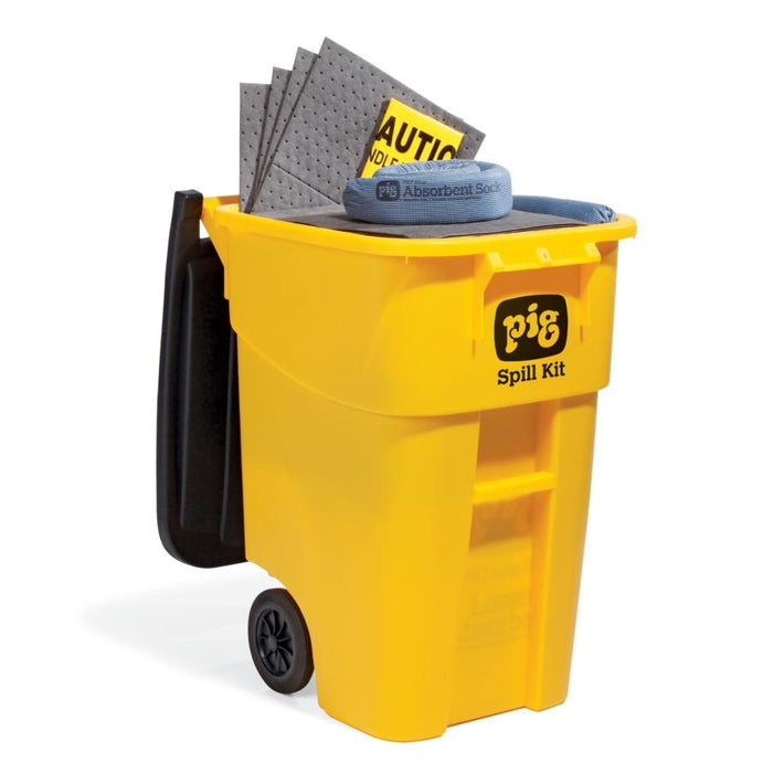 PIG® Spill Kit in High-Visibility Mobile Container - KIT273