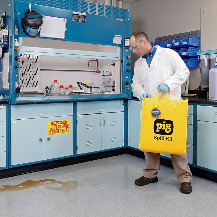 PIG® HazMat Spill Kit in High-Visibility Bag - KIT320