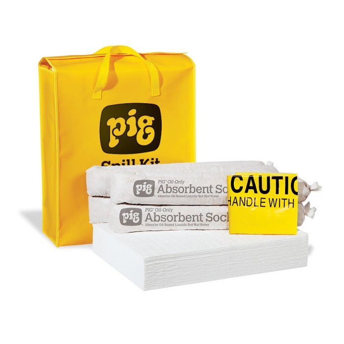 PIG® Oil-Only Spill Kit in High-Visibility Bag - KIT420