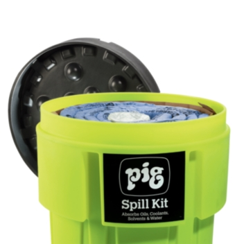 PIG® Spill Kit in 360-Liter High-Visibility Container - KIT262