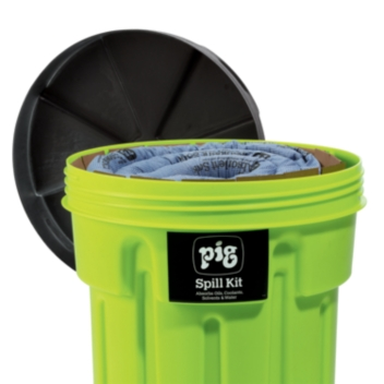 PIG® Spill Kit in 115-Liter High-Visibility Container - KIT245