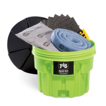 PIG® Spill Kit in 76-Liter High-Visibility Container - KIT264