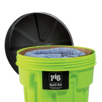 PIG® Spill Kit in 76-Liter High-Visibility Container - KIT264