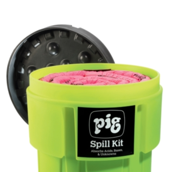 PIG® HazMat Spill Kit in 360-Liter High-Visibility Container - KIT362
