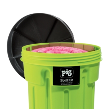 PIG® HazMat Spill Kit in 115-Liter High-Visibility Container - KIT310