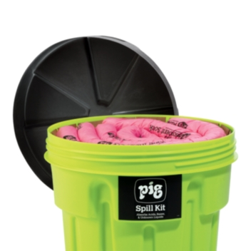 PIG® HazMat Spill Kit in 76-Liter High-Visibility Container - KIT312