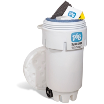 PIG® Spill Kit in 189-Liter Wheeled Overpack Salvage Drum - KIT272